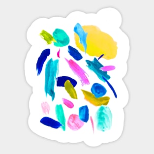 Abstract Lipsticks Sticker